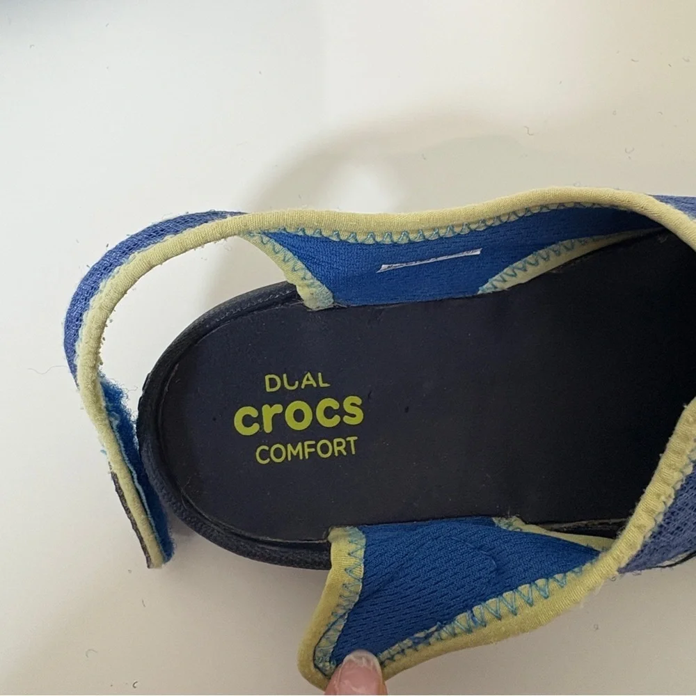 Crocs Blue Swiftwater Youth Sandals